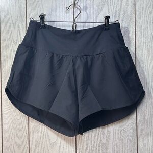 Black Unbranded Women's Medium Athletic Running Shorts Briefs High Waisted New